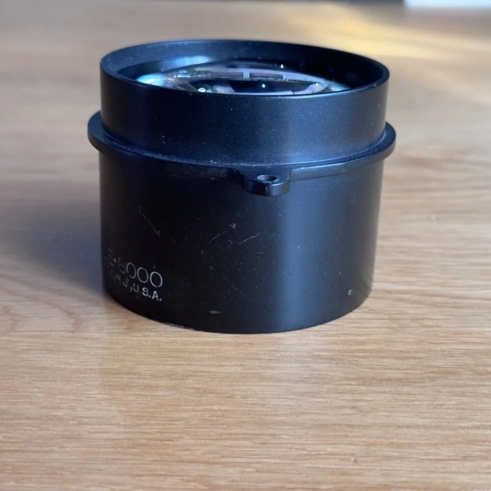 Projection Optics 14-inch Transpaque 6000 Lens, Vintage Circa 1950s